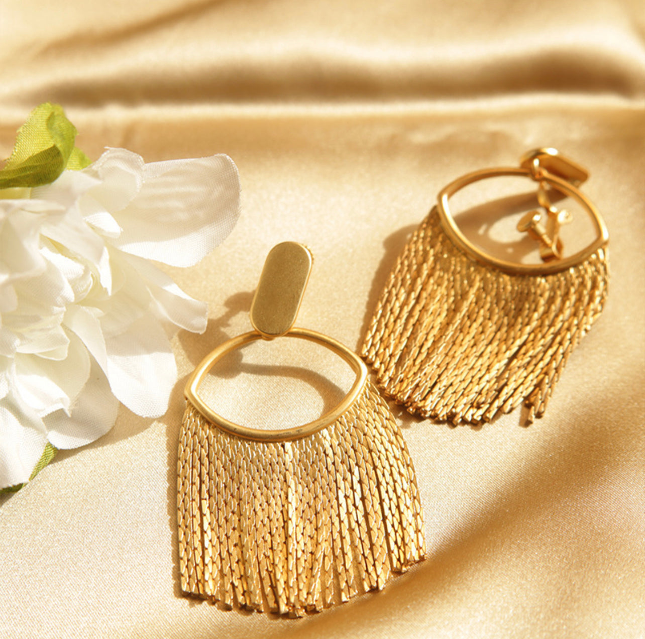 Feather Earrings Retro Peacock Style Tassel Earrings (Fashionable, Elegant)