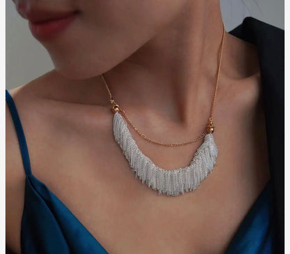 Stunningly beautiful—Hawaiian style tassel necklace