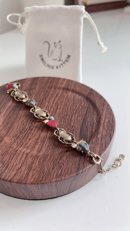 Vintage Beetle bracelet (beautifully made)